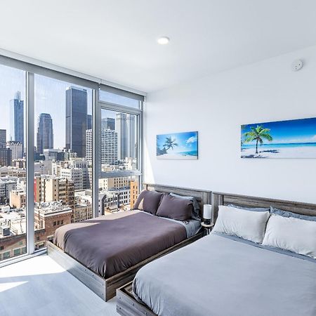 Top Floor High Rise 3 Bed Dtla Skyscraper Penthouse Los Angeles Buitenkant foto