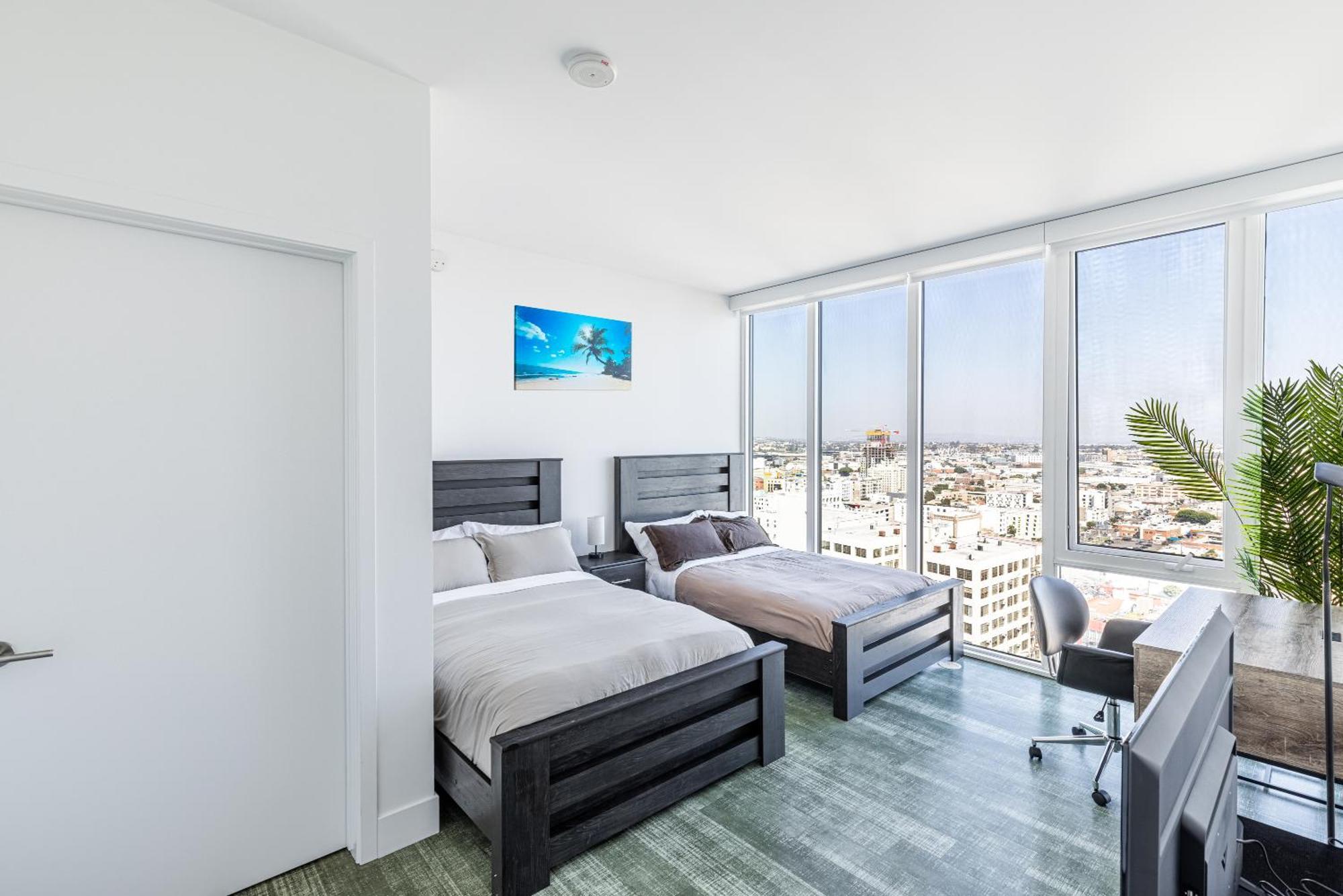 Top Floor High Rise 3 Bed Dtla Skyscraper Penthouse Los Angeles Buitenkant foto