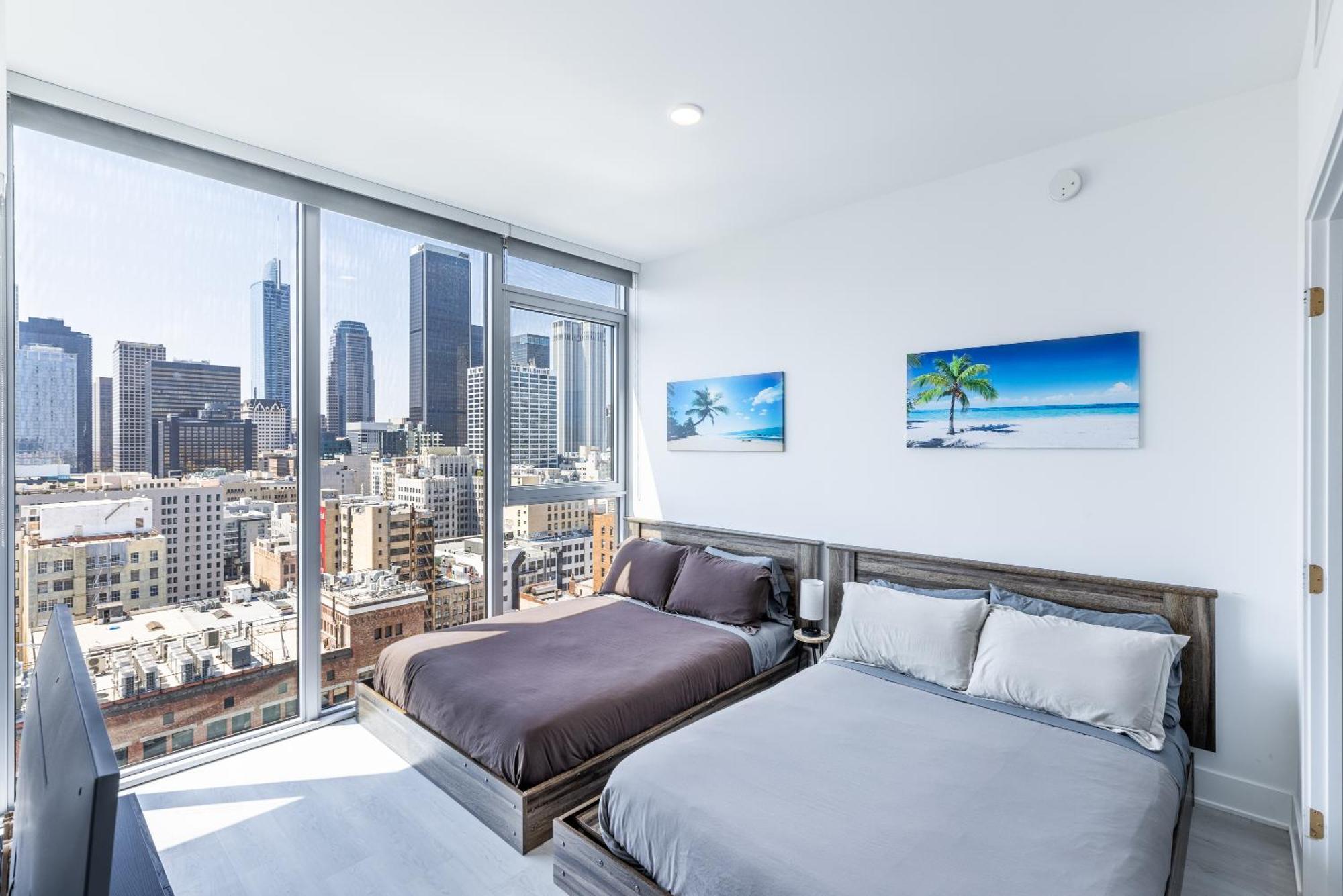 Top Floor High Rise 3 Bed Dtla Skyscraper Penthouse Los Angeles Buitenkant foto